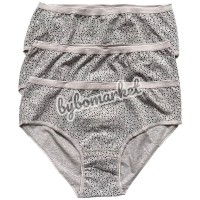 Set chiloti dama gri cu model