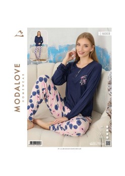 Pijama damă bumbac de diverse culori 5002