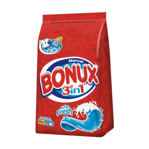 Detergent pudră manual bonux 900g   0067