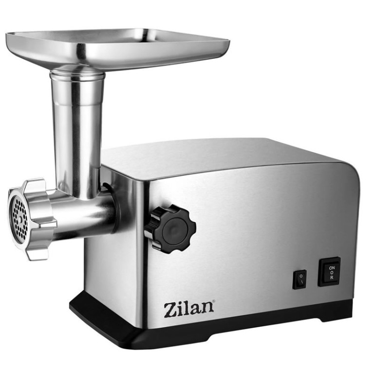 Masina tocat carne Zilan ZLN-2409, 1800 W, functie revers, tava aluminiu, accesorii carnati
