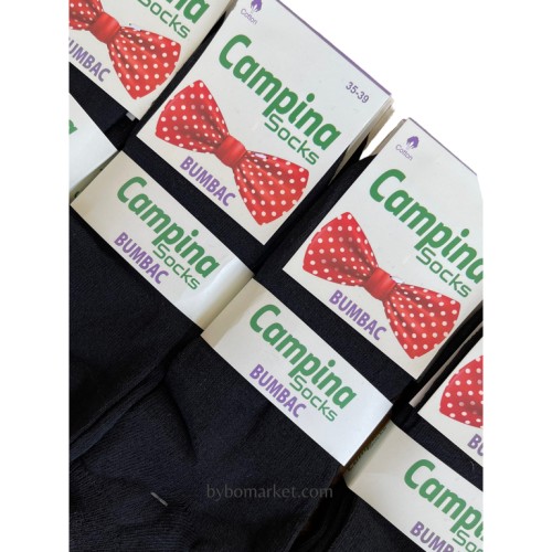 Sosete Dama Campina Negre, din Bumbac