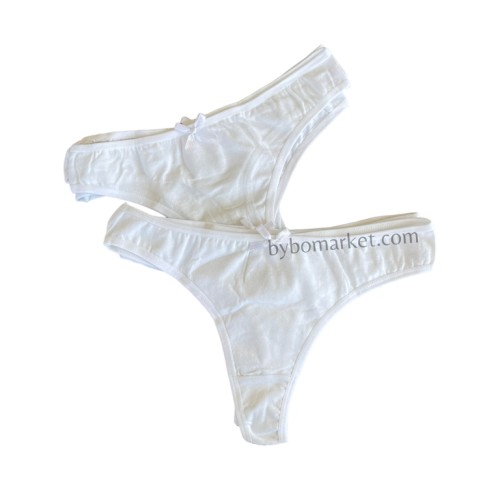 Chiloti Tanga Dama  Albi Basic