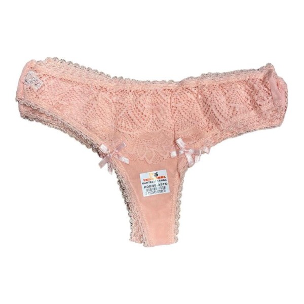 Set chiloti tanga dama dantela