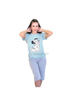 Pijamale ASMA Dama Dog Albastru 