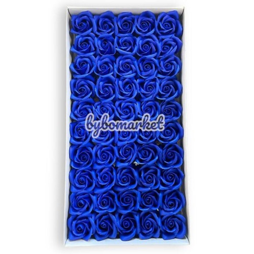 Trandafiri albastri din sapun
