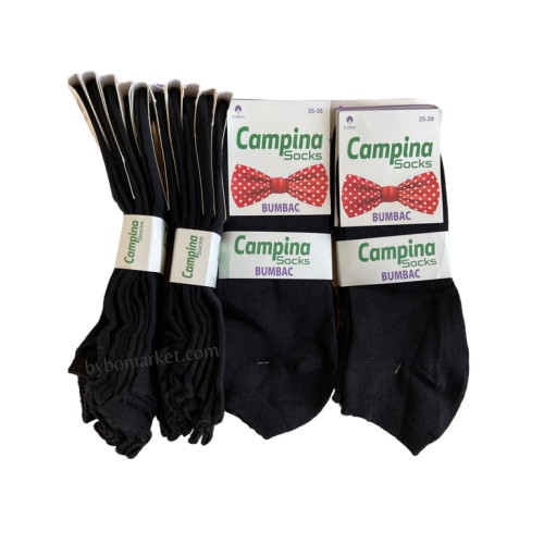 Sosete Dama Campina Negre, din Bumbac