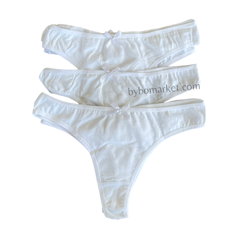 Chiloti Tanga Dama  Albi Basic